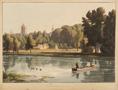 Lot 38 - Havell (Robert). A Series of Picturesque Views of the River Thames..., 1818