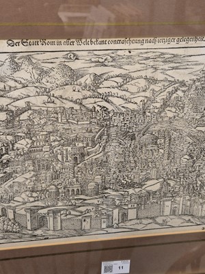 Lot 11 - Rome. Munster (Sebastian), Der Statt Rom...., circa 1585