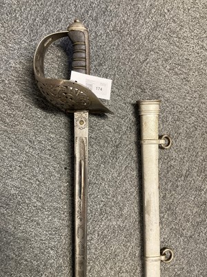 Lot 174 - British Sword. An 1897 Pattern Infantry Officer's Sword
