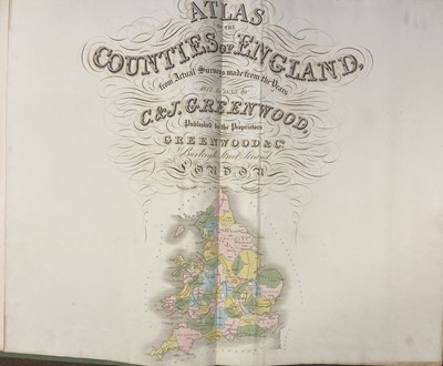 Lot 32 - Greenwood (C. & J.). Atlas of the Counties of England..., 1834