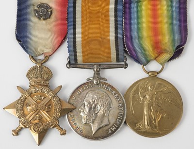 Lot 128 - Intelligence Corps. Lieutenant C.L. Gage-Brown, taken prisoner of war in France on 6 November 1914