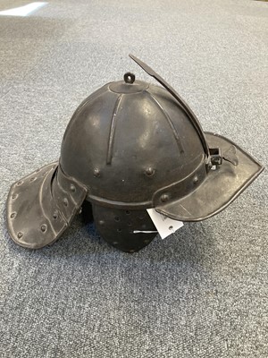 Lot 289 - Zischägge. A German lobster tail helmet (Zischägge), mid-17th-century