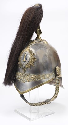 Lot 284 - Victorian Helmet. An 1871 Pattern Albert Helmet of the 1st  Royal Dragoons