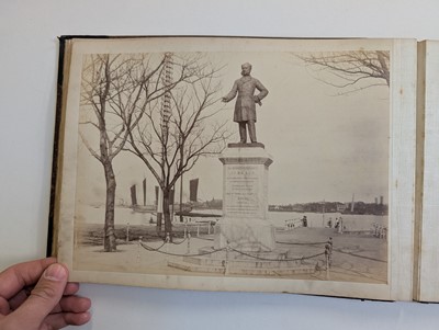Lot 12 - China. An album of 24 photographs of Shanghai and Peking, c. 1870s/1880s