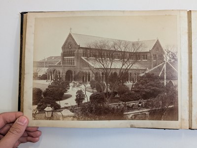 Lot 12 - China. An album of 24 photographs of Shanghai and Peking, c. 1870s/1880s