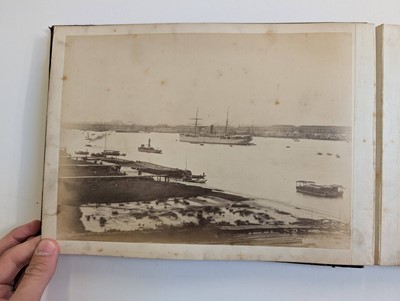 Lot 12 - China. An album of 24 photographs of Shanghai and Peking, c. 1870s/1880s
