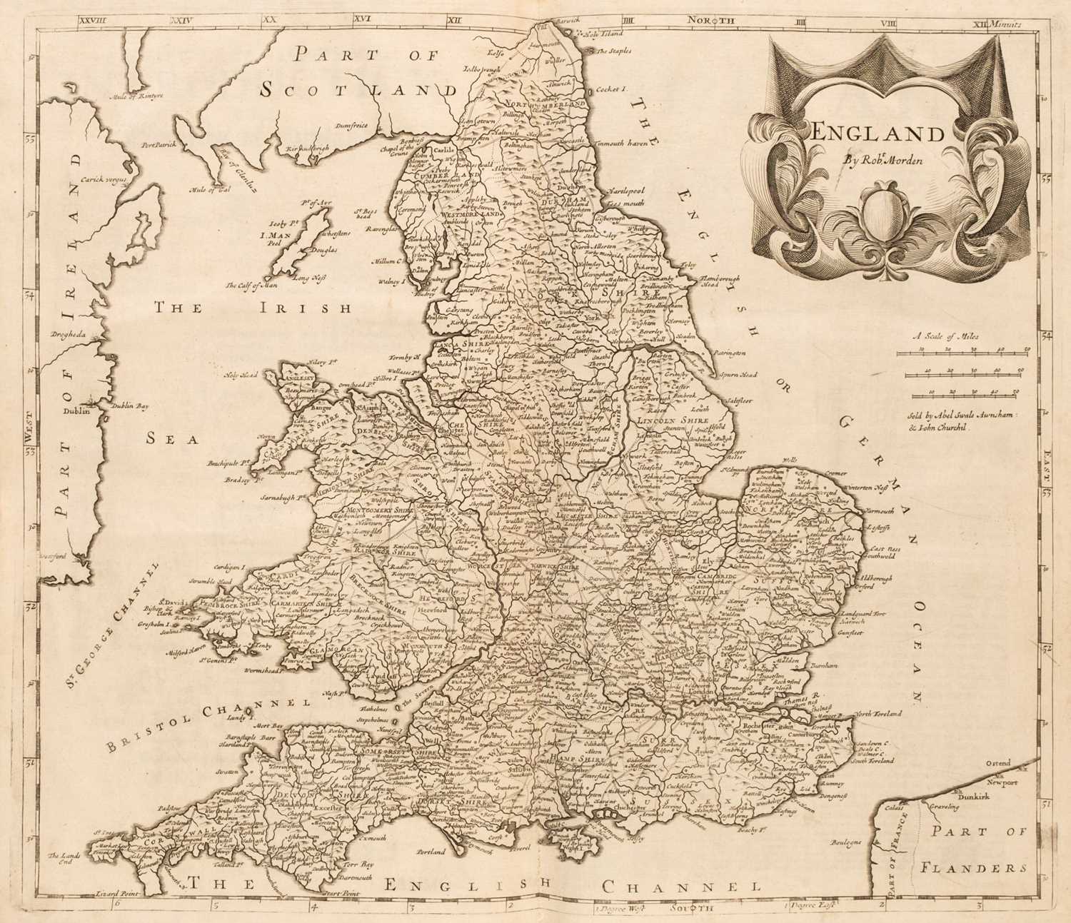 Lot 27 - Camden (William). Camden's Britannia, London, 1695