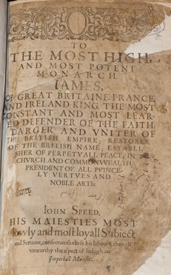 Lot 372 - Speed (John). [The Historie of Great Britaine..., 2nd edition, 1623]