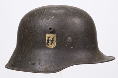 Lot 233 - German Helmet. WWI German steel helmet