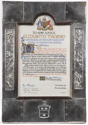 Lot 749 - Arts & Crafts. A fine Arts & Crafts silver frame