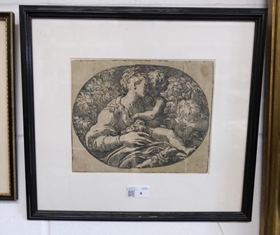 Lot 4 - Da Trento (Antonio, circa 1510-1550). Madonna of the Roses, after Parmigianino, circa 1527-1530