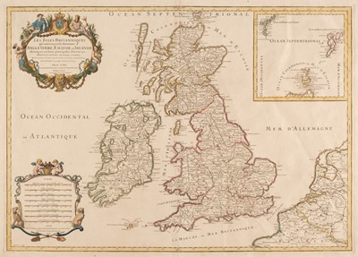 Lot 72 - British Isles. Jaillot (Hubert), Les Isles Britanniques..., circa 1695