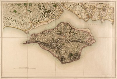 Lot 104 - Isle of Wight. Baker (B.), Ordnance Survey of the Isle of Wight..., 1810