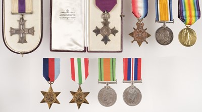 Lot 144 - WWI gallantry group to Lieutenant G.L. Wilson, M.C., M.B.E.