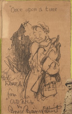 Lot 330 - Bairnsfather (Bruce, 1888-1959). 'Once upon a Time, charcoal drawing