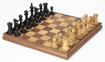 Lot 710 - Chess Set. A wooden chess set probably Jacques