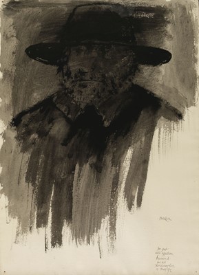 Lot 372 - Baskin (Leonard, 1922-2000). Untitled Portrait, 1962
