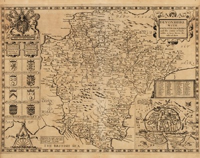 Lot 87 - Devon. Speed (John), Devonshire with Excester Described..., 1st edition [1611]