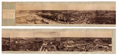 Lot 43 - Shanghai Panorama. 'View of the Foreign Settlement at Shanghai. Taken by D. Satow...', 1895