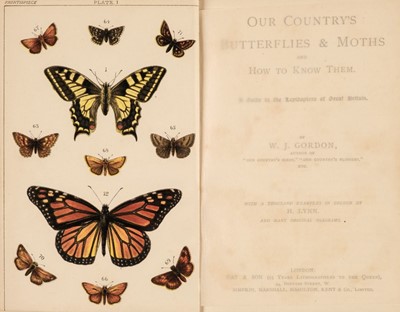 Lot 52 - Entomology and Lepidopterology. Gordon (W. J.). Our Country's Butterflies and Moths..., 1896