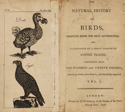 Lot 58 - Jones [Stephen]. The Natural History of Birds, 1798
