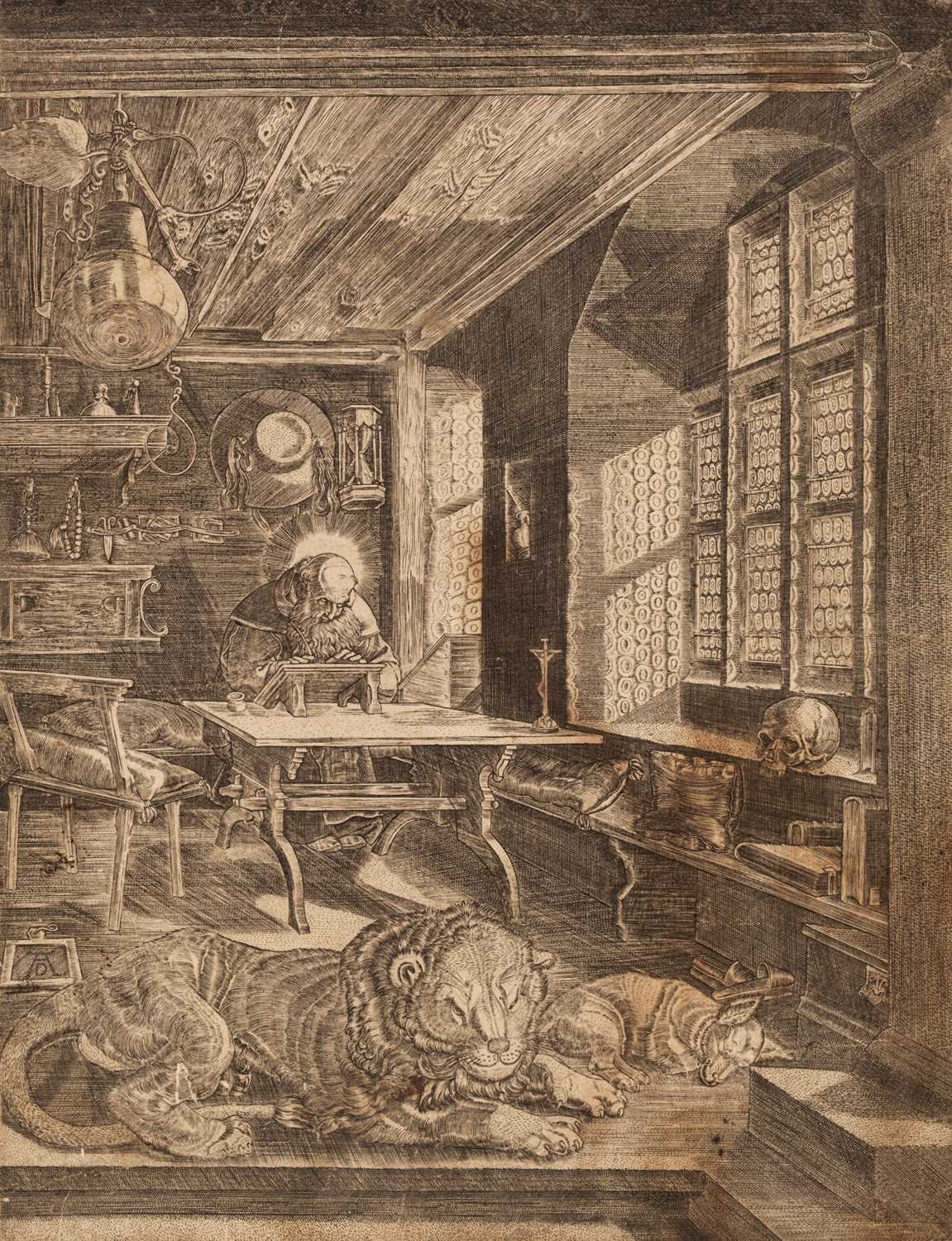 Lot 13 - Dürer (Albrecht, 1471-1528). Saint Jerome in His Study, 1514, engraving plus 3 others
