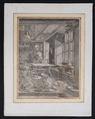 Lot 13 - Dürer (Albrecht, 1471-1528). Saint Jerome in His Study, 1514, engraving plus 3 others