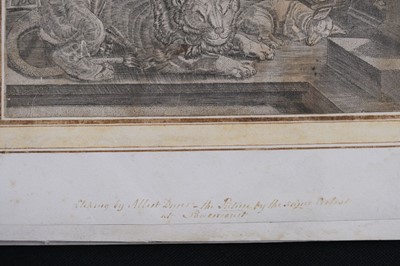 Lot 13 - Dürer (Albrecht, 1471-1528). Saint Jerome in His Study, 1514, engraving plus 3 others