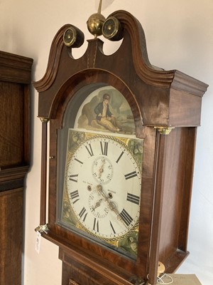 Lot 677 - Longcase Clock. A Victorian inlaid mahogany longcase clock