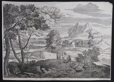 Lot 12 - Grimaldi (Giovanni Francesco, 1606-1680). Landscape with fishing boat..., and others