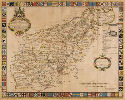 Lot 122 - Northamptonshire. Harris (John), Northamptonshire Newly Delineated..., circa 1712