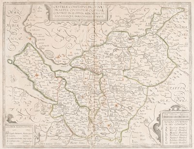Lot 438 - Cheshire. Smith (JohnWilliam), Cestriae Comitatus Palatinus..., John Overton 1665 - 1707