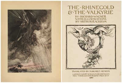 Lot 403 - Rackham (A.). The Rhinegold & The Valkyrie, 1910