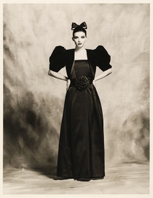 Lot 66 - Donovan (Terence, 1936-1996). Woman in Lace Jacket, c. 1985, bromoil gelatin silver print