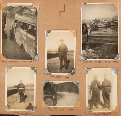 Lot 81 - Japan. A group of 3 photograph albums compiled by Private Hunt, 2nd Battalion Dorset Regiment