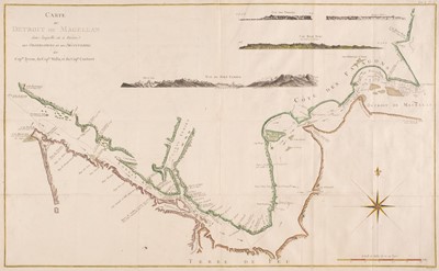 Lot 143 - Straits of Magellan. Benard (Robert), Carte du Detroit de Magellan..., circa 1775