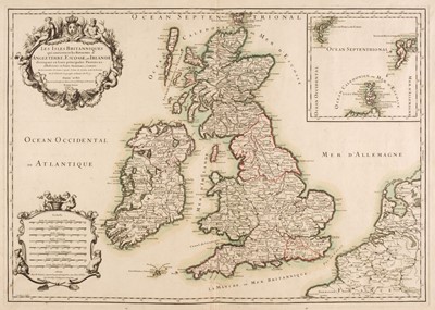 Lot 73 - British Isles. Jaillot (Hubert), Les Isles Britanniques..., circa 1695