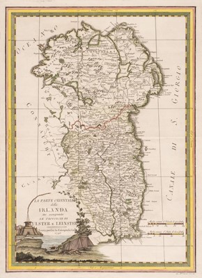 Lot 103 - Ireland. Cassini (G. M.), La Parte Orientale della Irlanda..., 1795