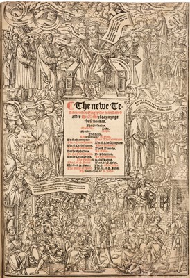 Lot 264 - Bible [English]. The Byble in Englyshe, 1540