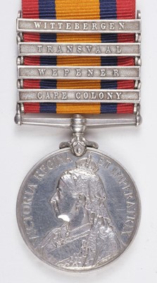 Lot 116 - Brabant's Horse. Queen's South Africa Medal, 1899-1902 (Maj: W. Goddard. C.In.C. Bdy. Gd.)