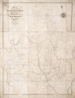 Lot 172 - Forest of Dean. Atkinson (John), Plan of Her Majesty's Forest of Dean, County of Gloucestershire