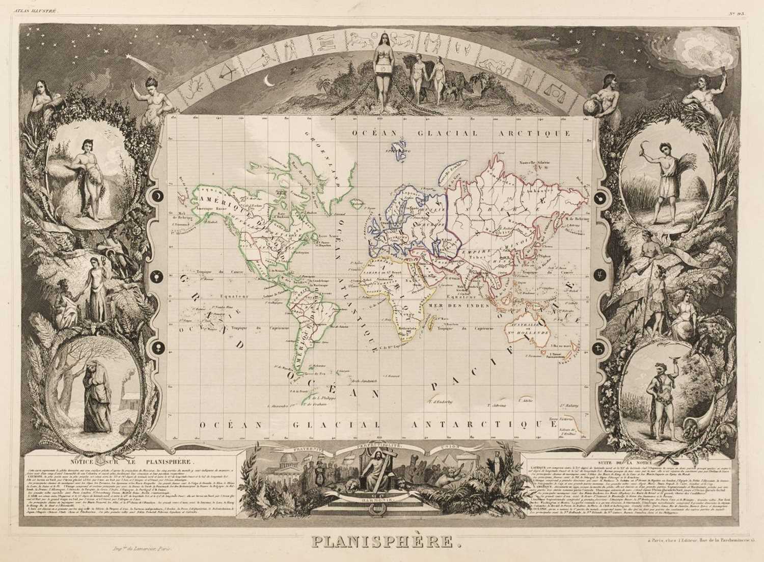 Lot 21 - Levasseur (Victor). Atlas National Illustré des 86 Départements..., 1854