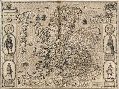 Lot 134 - Scotland. Speed (John), The Kingdome of Scotland, 1st edition, John Sudbury & George Humble, 1611