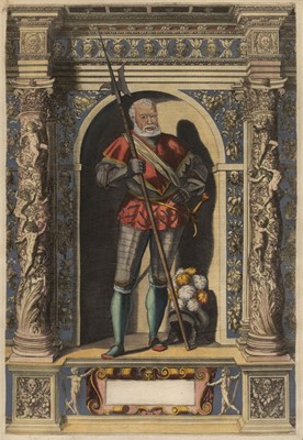 Lot 219 - Schrenck von Notzing (Jakob, 1539-1614). Armoured Gentlemen, Innsbruck, [1603]