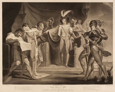 Lot 184 - Boydell (J. & J. publishers). 69 Plates from '..., Illustrations..., of Shakespeare, 1791 - 1802