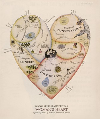 Lot 194 - Lowrey (Jo.). Geographical Guide to a Man's Heart and ..., a Woman's Heart, 1960