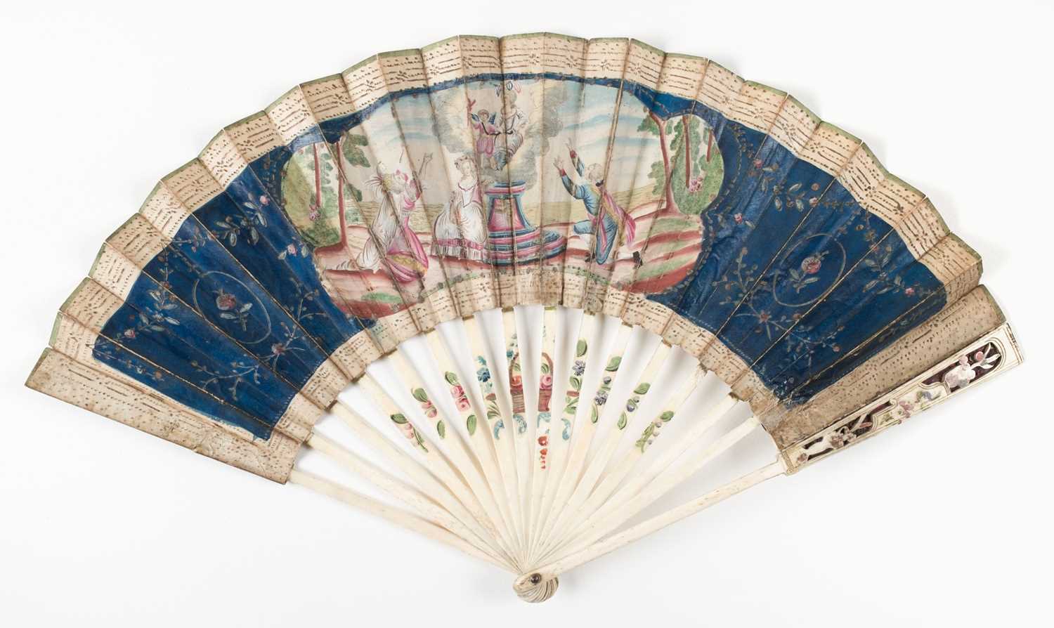 Lot 498 - Love Token Fan. Alziane, Ou Le Pouvoir de l'Amour, French, circa 1760-1780