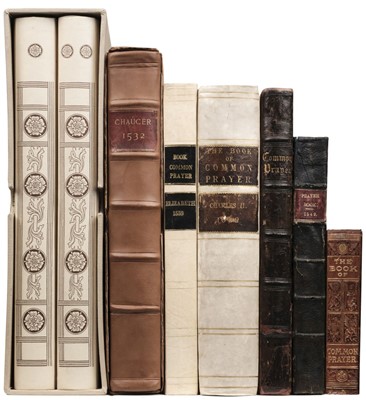 Lot 375 - Chaucer (Geoffrey). The Works of Geoffrey Chaucer and others, [1905]