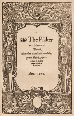 Lot 282 - Book of Common Prayer. [The Booke of Common Prayer, and Administration of the Sacraments, 1577]