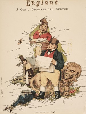 Lot 126 - Pictorial Maps. A Collection of approximately 25 Pictorial Maps, 19th & 20th century